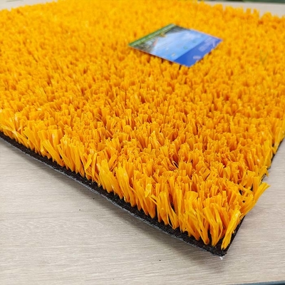 20 mm de hauteur de pile personnalisable Multifonctionnel Jaune Faux Herbe Artificielle Utilisée pour le tennis et autres sports