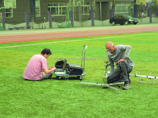Gazon artificiel PU Coating Landscape avec double certification FIFA et FIH et fil plat pour une haute durabilité