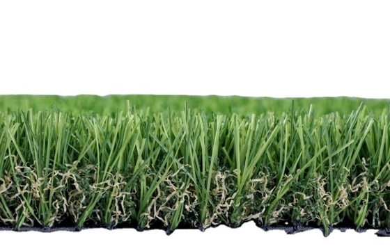 Dtex 12000 "C" forme 40 mm Artificiel de l'éclairage du paysage de l'herbe 130 points/M Faux de l'herbe pour les jardins