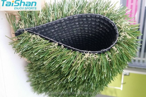 50 mm d'herbe de paysage artificielle multicolore personnalisable pour la décoration dans les jardins ou les terrains de sport Faible entretien