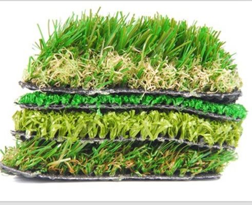 Gazon synthétique avec support SBR et latex, hauteur de fibre de 45 mm et fil en forme de C pour l'aménagement paysager et les jardins