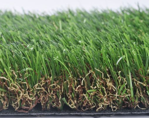 Gazon synthétique avec support SBR et latex, hauteur de fibre de 45 mm et fil en forme de C pour l'aménagement paysager et les jardins