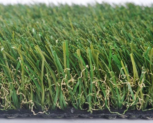 Gazon synthétique avec support SBR et latex, hauteur de fibre de 45 mm et fil en forme de C pour l'aménagement paysager et les jardins