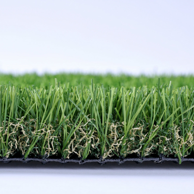 5500 Dtex Faux gazon de paysage artificiel pour jardin d'école et jardin d'enfant avec une grande résistance aux UV