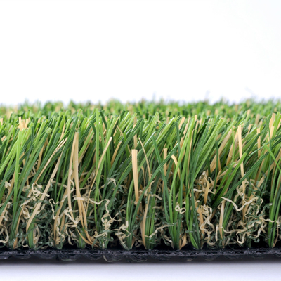 5500 Dtex Faux gazon de paysage artificiel pour jardin d'école et jardin d'enfant avec une grande résistance aux UV