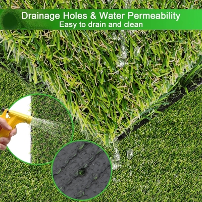 Faites ressortir votre maison et votre jardin avec une décoration en herbe verte artificielle de 35 mm de hauteur