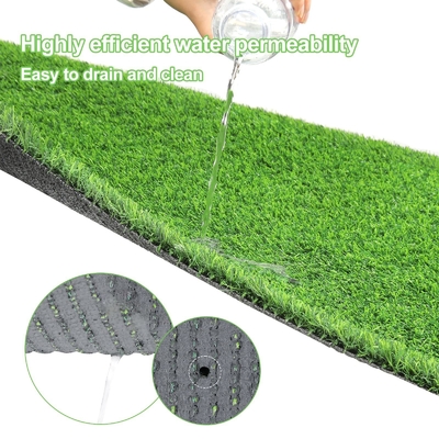 200 points de suture/M Matériau PE non remplissage Gazon artificiel 50 mm 18000 Dtex Pour le football/sports de soccer