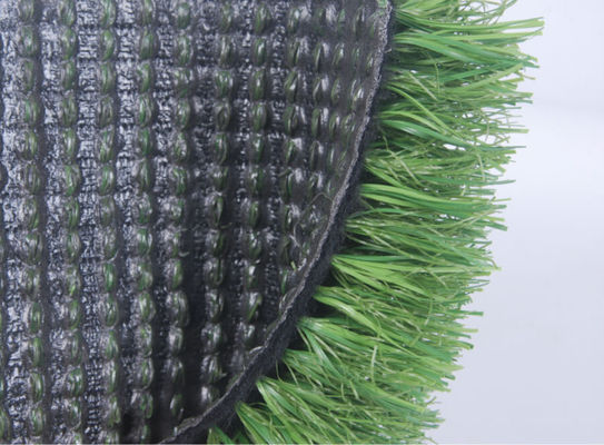 Grass artificiel de football 17000 Dtex avec support CPP+LENO et revêtement adhésif PU pour terrains de sport