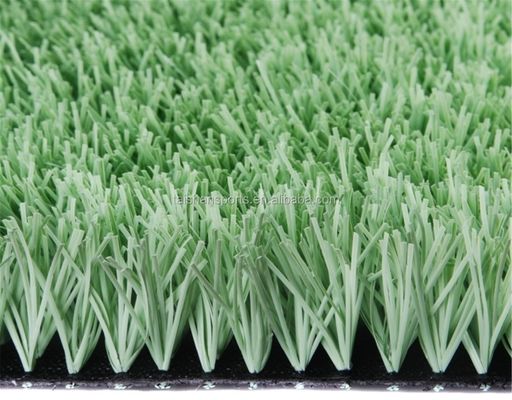 Gazon artificiel de football et de soccer de 40 mm de hauteur de velours, rempli de granulés de caoutchouc de 12000 Dtex, pour terrains de sport