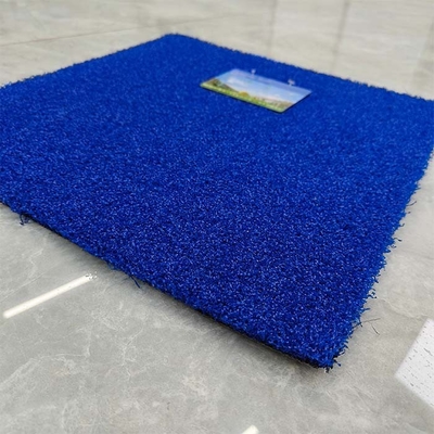 Gazon artificiel de 15 mm pour le hockey 8000 Dtex Herbe synthétique bleue avec peu d'entretien Excellente performance