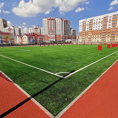 55mm 160 points/M Gazon artificiel de football haute performance résistant aux UV Gazon artificiel certifié par la FIFA