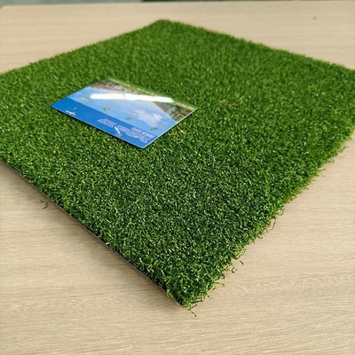 Céréales à base d'herbe artificielle Dtex 6000 15 mm à fibres incurvées pour le sport et le jardin