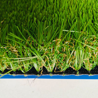 Herbe artificielle de 30 mm de hauteur avec 200 points de suture et cinq couleurs mélangées pour les sports et les loisirs