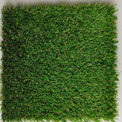 Trois types de formes d'herbe mélangées 38 mm d'herbe verte artificielle extérieure avec peu d'entretien et une excellente texture