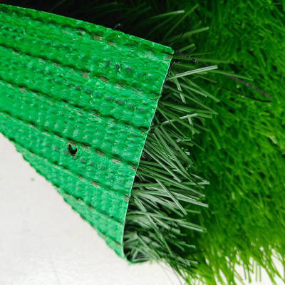 Sport artificiel Herbe verte résistant aux UV 50 mm avec PP + Leno et le latex vert SBR