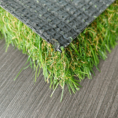 Le gazon artificiel non polluant du paysage 40 mm vert herbe artificielle avec protection de l'environnement 3/8 gauge