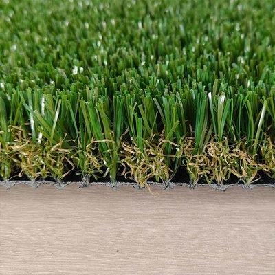 20 mm de gazon synthétique non rempli PU adhésif vert paysage herbe synthétique taille de rouleau personnalisable