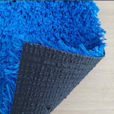 Tennis multifonctionnel Gazon artificiel Couleur bleue 25 mm Gazon synthétique Pour les courts de tennis ou autres terrains de sport