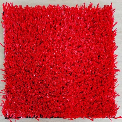 25 mm Tennis artificiel rouge Faux Tennis Grass Faible entretien Multifonctionnel Astro Turf Pour les sports de tennis et autres activités