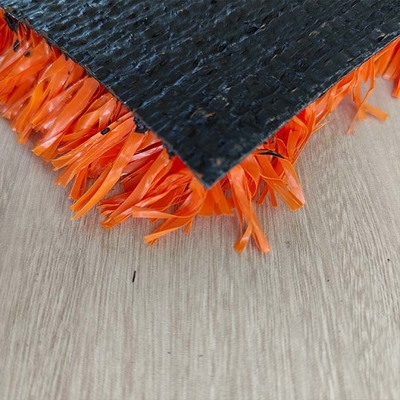 Cour de tennis à gazon artificiel orange de 25 mm multi-fonctionnelle pour les installations sportives avec résistance aux UV