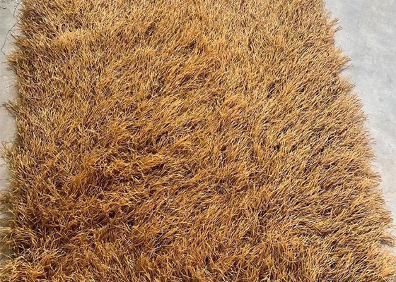 120 mm Roche de paille en polyéthylène synthétique durable Roche de paille artificielle légère avec couleur fanée