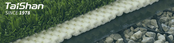 Gazon artificiel non rempli avec tapis absorbant les chocs pour terrains de sport