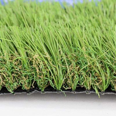 Résistant aux UV Faible entretien 4 couleurs de mélange de paysage Herbe artificielle pour espaces extérieurs