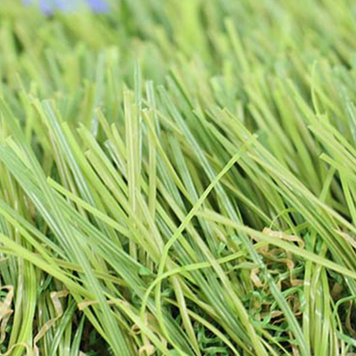 Perméabilité à l'eau élevée L'herbe artificielle de paysage avec premier support PP LENO et fil de forme plate