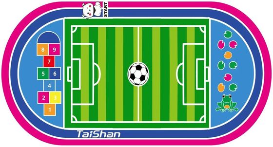 Pelouse de mini-foot personnalisable avec terrain de football artificiel de qualité sportive pour un entretien réduit