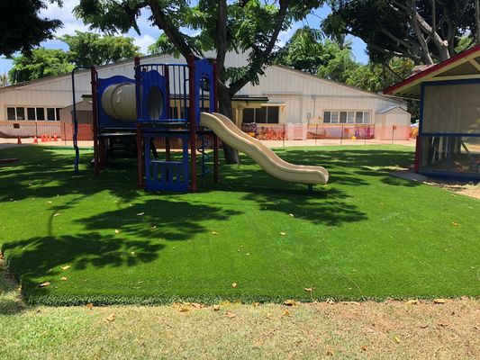 Herbe artificielle de 30 mm de hauteur de piles avec une apparence réaliste et peu d'entretien pour les jardins