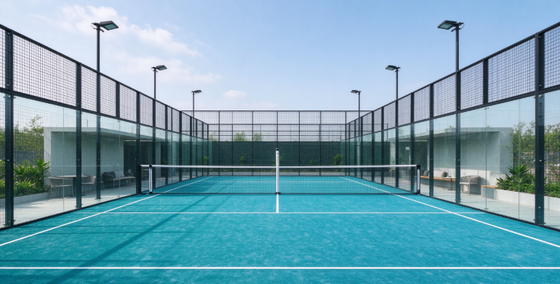FEP Certifié 12 mm Hauteur de pile Haute densité de gazon artificiel de padel et gazon de padel pour les courts professionnels