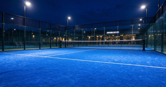 FEP Certifié 12 mm Hauteur de pile Haute densité de gazon artificiel de padel et gazon de padel pour les courts professionnels