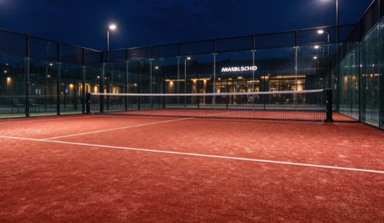 FEP Certifié 12 mm Hauteur de pile Brique Couleur rouge Padel Herbe artificielle pour les courts de padel professionnels