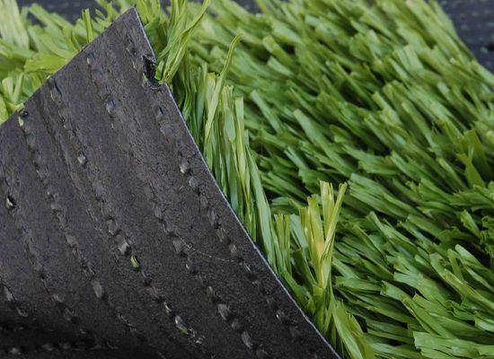 Le gazon artificiel de football vert Dtex 11200 avec support CPP + LENO et revêtement en latex SBR Faible entretien