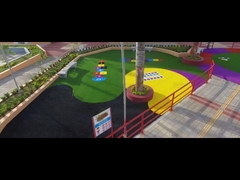 Herbe artificielle à motifs